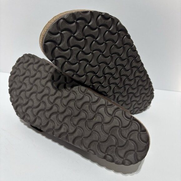 Birkenstock Men’s Arizona Dark Brown Sandals, Size 9M, EUR 42